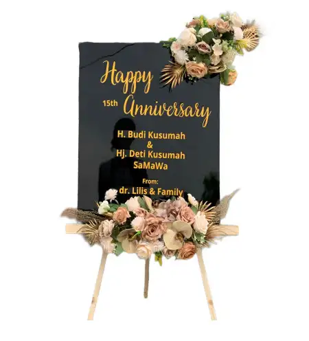 Papan Bunga Akrilik Radio Dalam