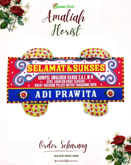 Papan Bunga Ucapan Selamat Radio Dalam